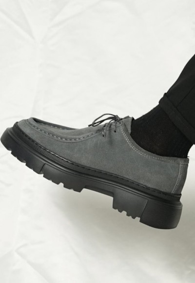 YENİ SEZON ZR CASUAL MODEL - GRİ SÜET DERİ