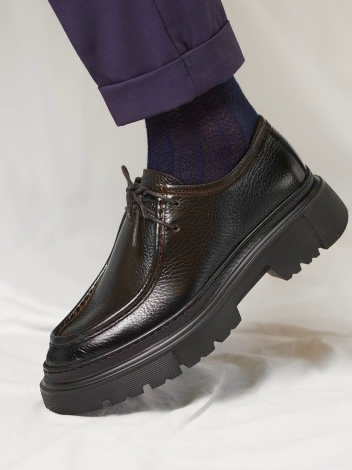 YENİ SEZON ZR CASUAL MODEL - KAHVERENGİ SÜET DERİ