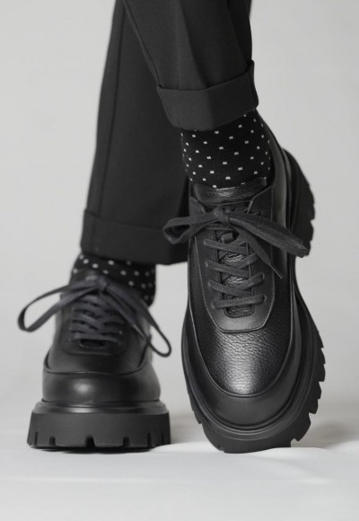 YENİ SEZON ZR CASUAL MODEL - SİYAH PÜTÜR DERİ