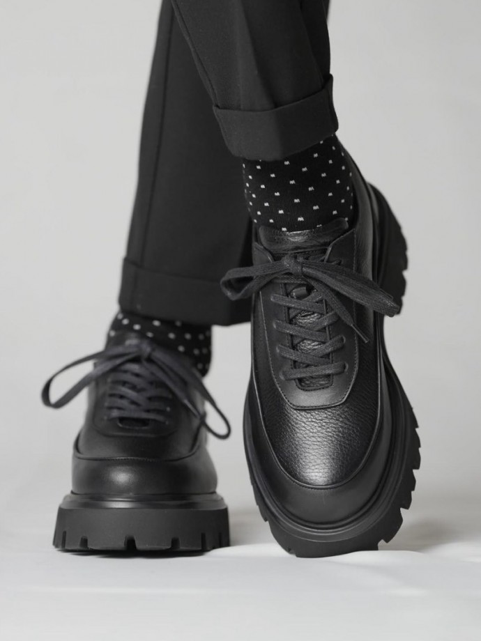 YENİ SEZON ZR CASUAL MODEL - SİYAH PÜTÜR DERİ