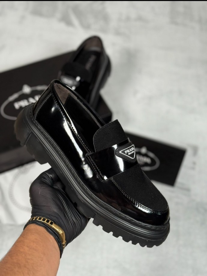 YENİ SEZON PRD PREMIUM CASUAL MODEL - SİYAH RUGAN ÜST SÜET DERİ