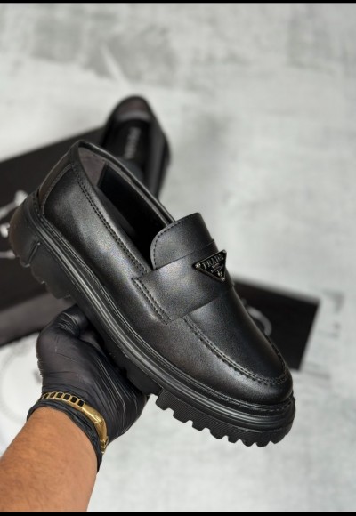 YENİ SEZON PRD PREMIUM CASUAL MODEL - SİYAH MAT DERİ