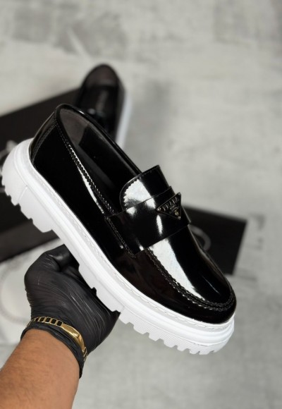 YENİ SEZON PRD PREMIUM CASUAL MODEL - SİYAH RUGAN DERİ