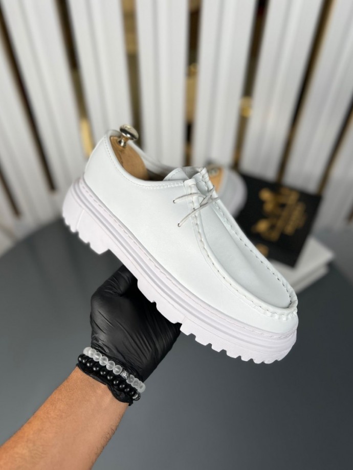 YENİ SEZON PRD PREMIUM CASUAL MODEL - BEYAZ MAT DERİ