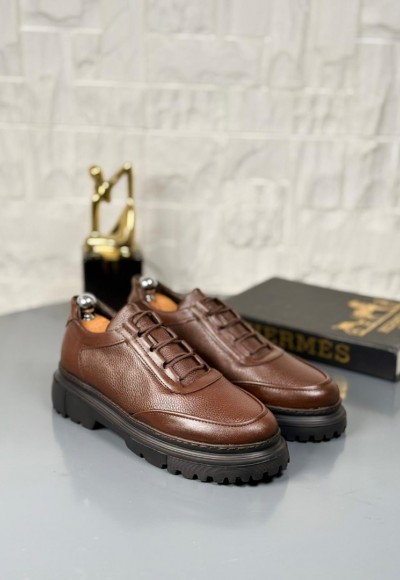  YENİ SEZON ZR CASUAL MODEL - KAHVE PÜTÜR DERİ