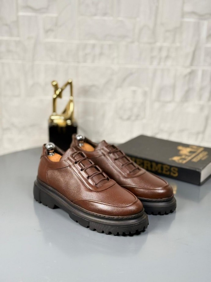  YENİ SEZON ZR CASUAL MODEL - KAHVE PÜTÜR DERİ