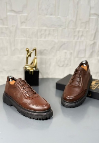  YENİ SEZON ZR CASUAL MODEL - KAHVE PÜTÜR DERİ