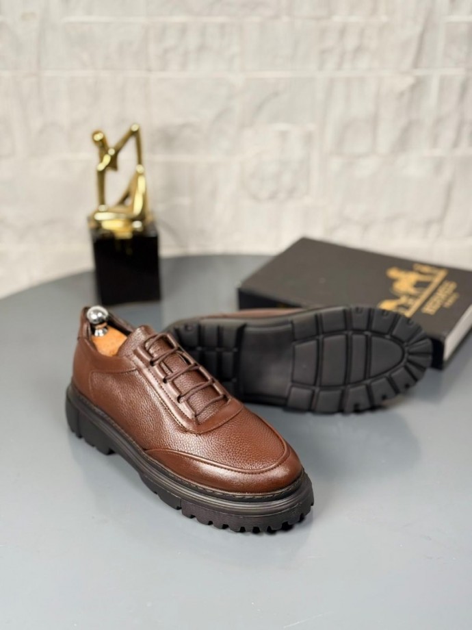  YENİ SEZON ZR CASUAL MODEL - KAHVE PÜTÜR DERİ