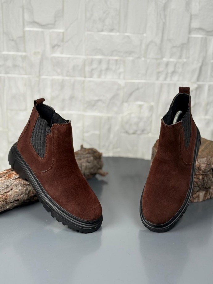 2025 KAHVE SÜET  PRD BANDAJLI  EVA TABAN BOT - KAHVERENGİ SÜET