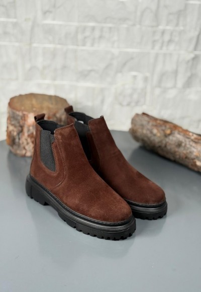 2025 KAHVE SÜET  PRD BANDAJLI  EVA TABAN BOT - KAHVERENGİ SÜET