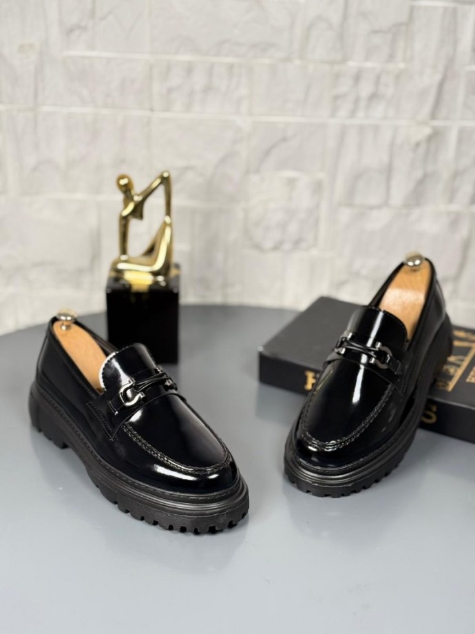 YENİ SEZON CHNL PREMİUM MODEL - SİYAH RUGAN DERİ