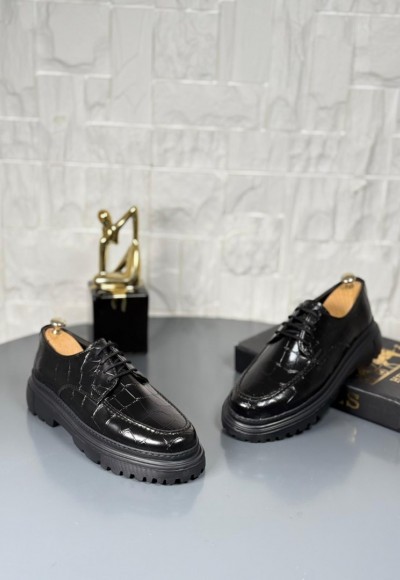 YENİ SEZON ZR PREMIUM MODEL - SİYAH KROKAN DERİ