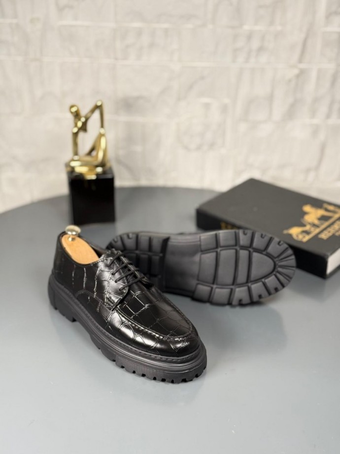 YENİ SEZON ZR PREMIUM MODEL - SİYAH KROKAN DERİ