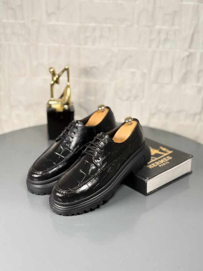 YENİ SEZON ZR PREMIUM MODEL - SİYAH KROKAN DERİ