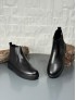  2025 SİYAH DERİ CHELSEA SİSLEY EVA TABAN BOT  - SİYAH DERİ BOT