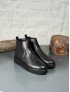  2025 SİYAH DERİ CHELSEA SİSLEY EVA TABAN BOT  - SİYAH DERİ BOT