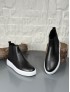  2025 SİYAH DERİ CHELSEA SİSLEY EVA TABAN BOT  - SİYAH DERİ BOT