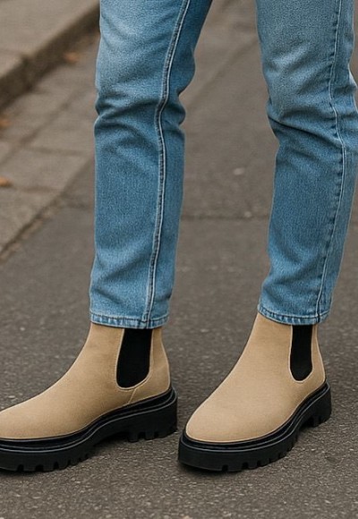 2025 BEJ SÜET BANDAJLI PRD EVA BOT - BEJ SÜET  BOT