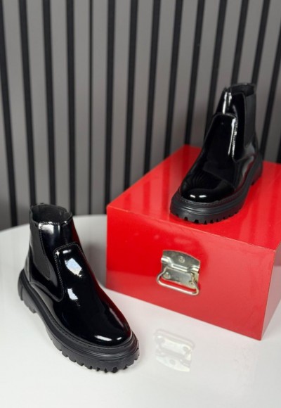 2025 CHELSEA İTALYAN SİYAH RUGAN FERMUARLI EVA BOT - SİYAH RUGAN BOT