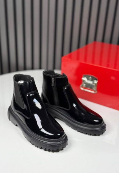 2025 CHELSEA İTALYAN SİYAH RUGAN FERMUARLI EVA BOT - SİYAH RUGAN BOT