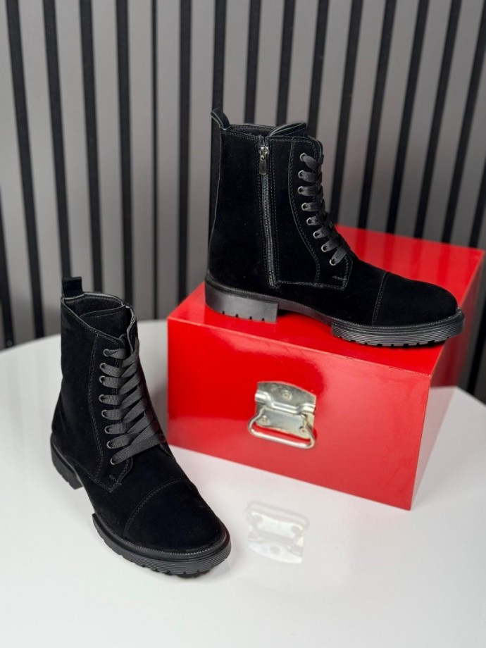 2025 POSTAL SİYAH SÜET BOT - SİYAH SÜET BOT