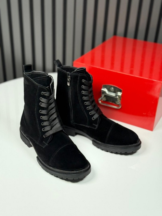 2025 POSTAL SİYAH SÜET BOT - SİYAH SÜET BOT