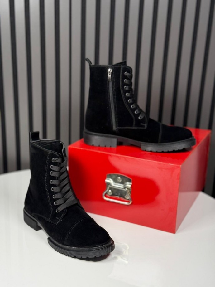 2025 POSTAL SİYAH SÜET BOT - SİYAH SÜET BOT