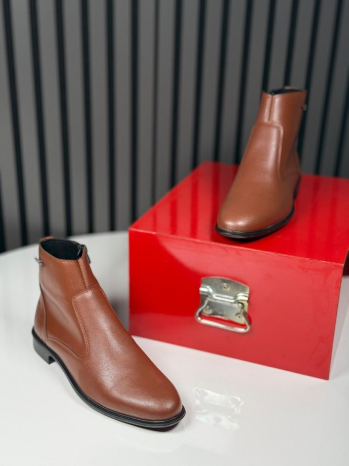 2025 PRD KLASİK İTALYAN TABA DERİ BOT - TABA DERİ  BOT