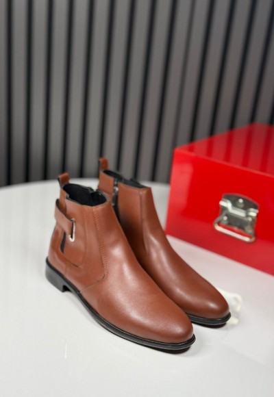 2025 ÇIRTLI KLASİK İTALYAN TABA DERİ BOT - TABA DERİ BOT