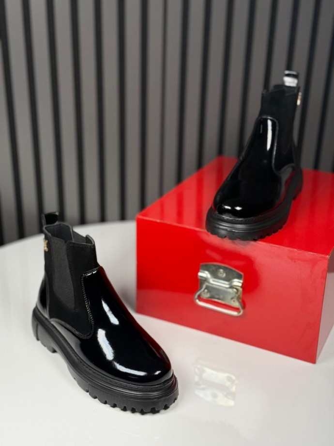 2025 L.W CHELSEA İTALYAN SİYAH RUGAN BOT - SİYAH RUGAN BOT