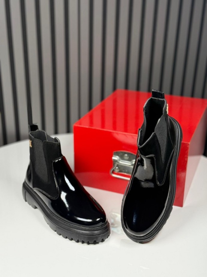 2025 L.W CHELSEA İTALYAN SİYAH RUGAN BOT - SİYAH RUGAN BOT