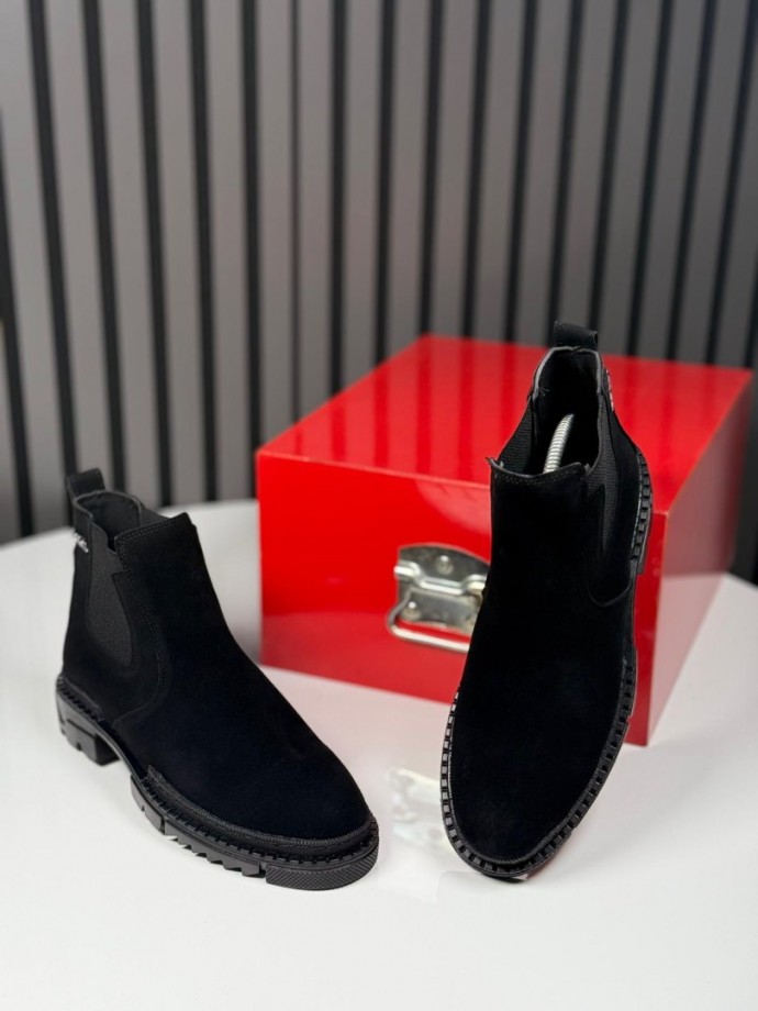 2025 PRD CHELSEA İTALYAN SİYAH SÜET  BOT - SİYAH SÜET BOT