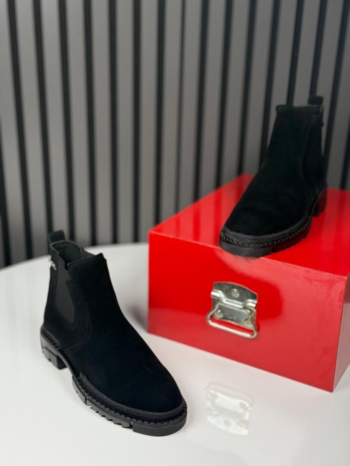 2025 PRD CHELSEA İTALYAN SİYAH SÜET  BOT - SİYAH SÜET BOT