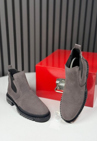 2025 PRD CHELSEA İTALYAN GRİ SÜET BOT - GRİ SÜET BOT