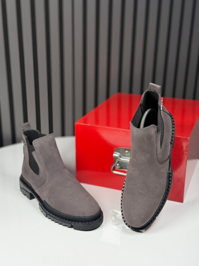 2025 PRD CHELSEA İTALYAN GRİ SÜET BOT - GRİ SÜET BOT