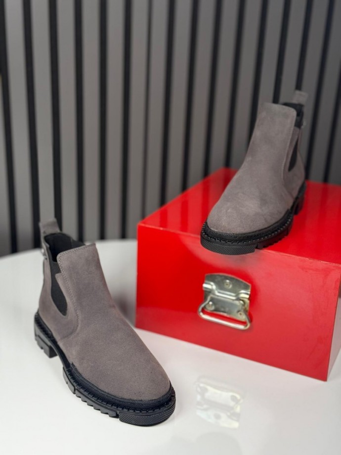 2025 PRD CHELSEA İTALYAN GRİ SÜET BOT - GRİ SÜET BOT