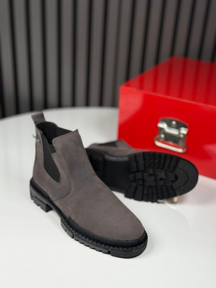 2025 PRD CHELSEA İTALYAN GRİ SÜET BOT - GRİ SÜET BOT