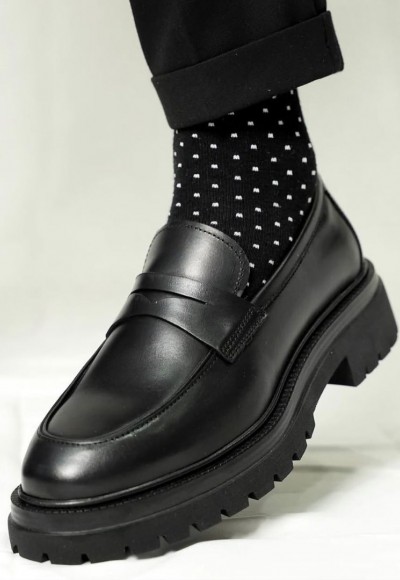 2025 YENİ SEZON CASUAL SİYAH MAT DERİ - SİYAH MAT DERİ 