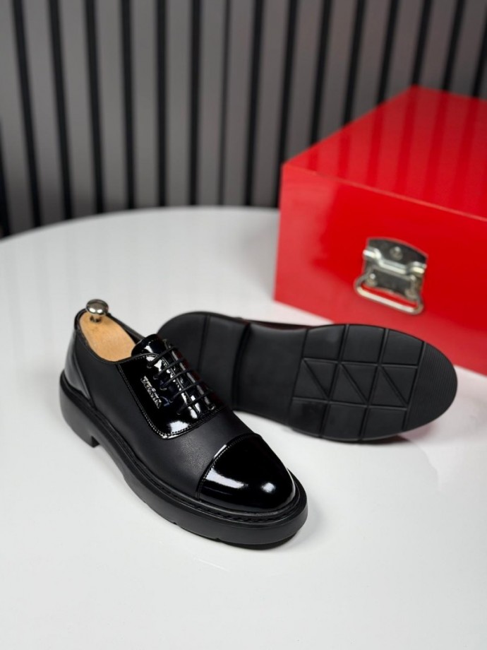 2025 YENİ SEZON PRD SİYAH RUGANA MAT DERİ - SİYAH RUGAN VE MAT DERİ   