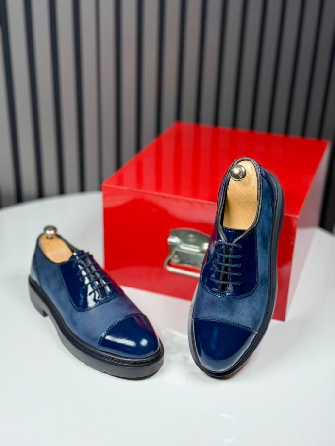 2025 YENİ SEZON PRD LACİVERT RUGANA MAT DERİ - LACİVERT RUGAN VE MAT DERİ