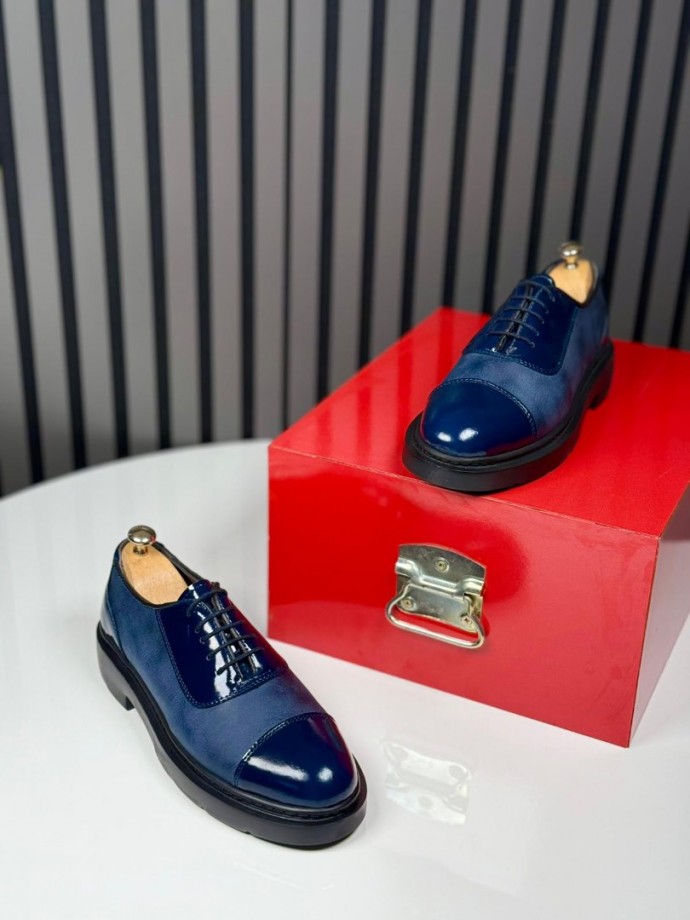 2025 YENİ SEZON PRD LACİVERT RUGANA MAT DERİ - LACİVERT RUGAN VE MAT DERİ