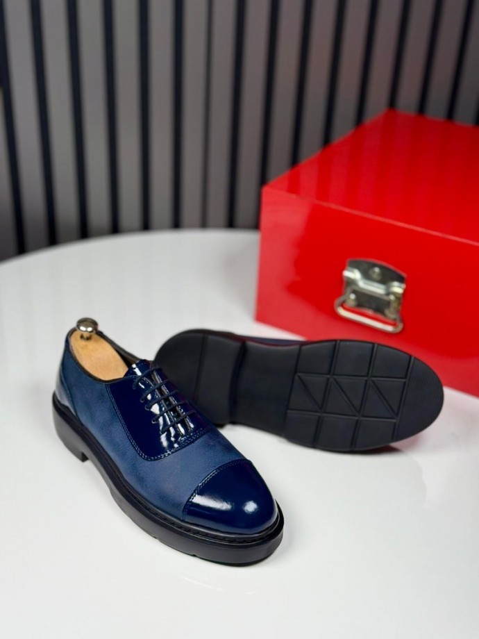 2025 YENİ SEZON PRD LACİVERT RUGANA MAT DERİ - LACİVERT RUGAN VE MAT DERİ