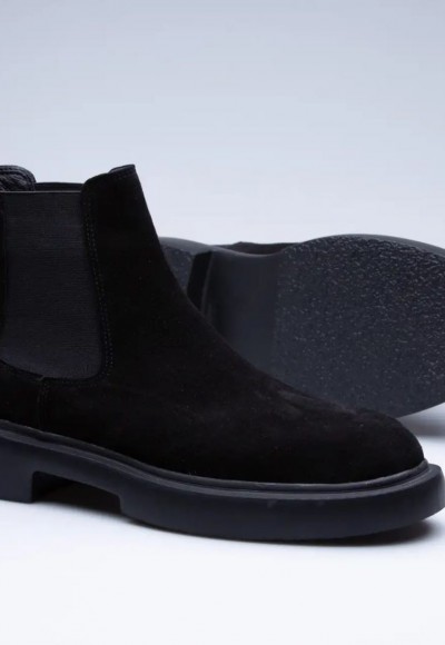 2025 YENİ SEZON NEW CHELSEA ZR SİYAH  SÜET DERİ  - SİYAH  SÜET DERİ   