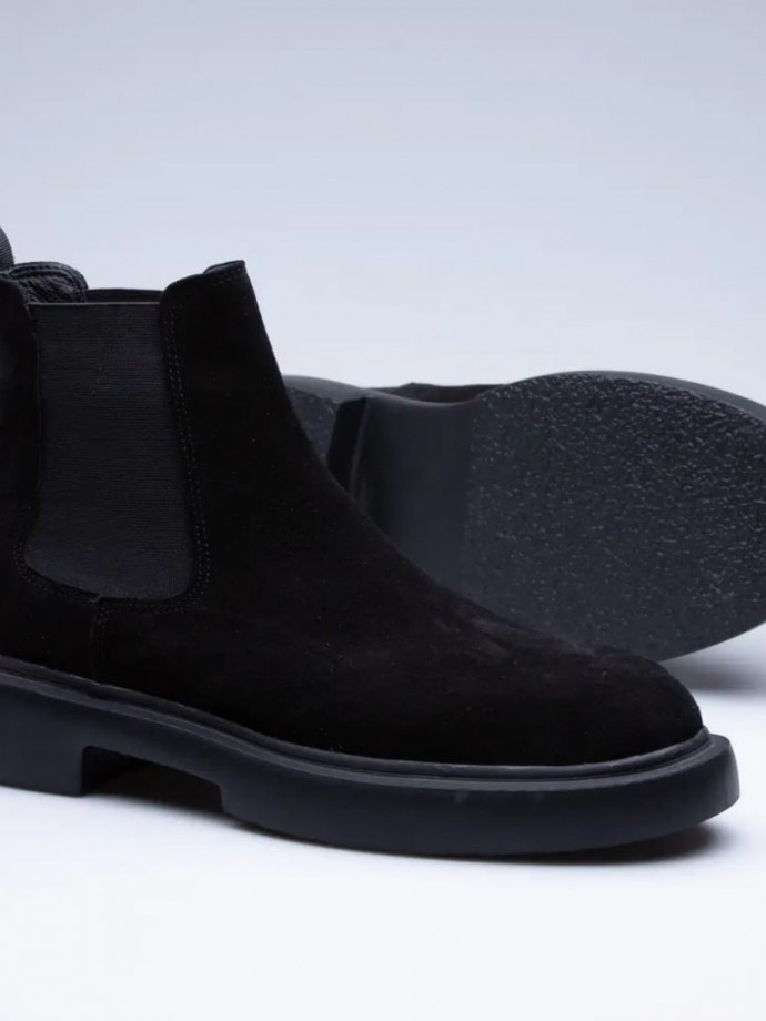 2025 YENİ SEZON NEW CHELSEA ZR SİYAH  SÜET DERİ  - SİYAH  SÜET DERİ   