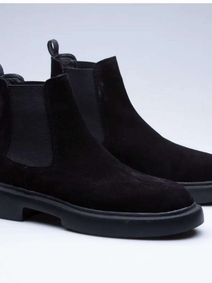 2025 YENİ SEZON NEW CHELSEA ZR SİYAH  SÜET DERİ  - SİYAH  SÜET DERİ   