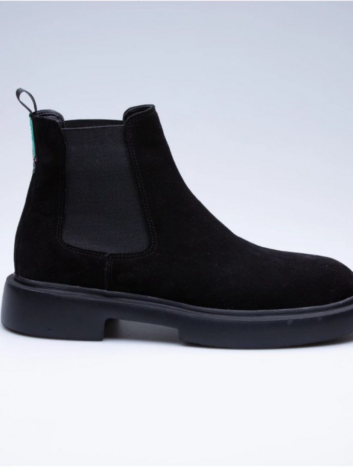 2025 YENİ SEZON NEW CHELSEA ZR SİYAH  SÜET DERİ  - SİYAH  SÜET DERİ   