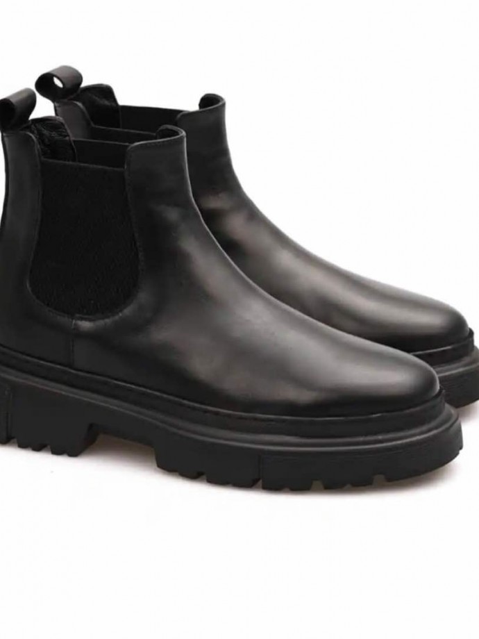 2025 YENİ SEZON NEW CHELSEA ZR SİYAH MAT DERİ -  SİYAH MAT DERİ   