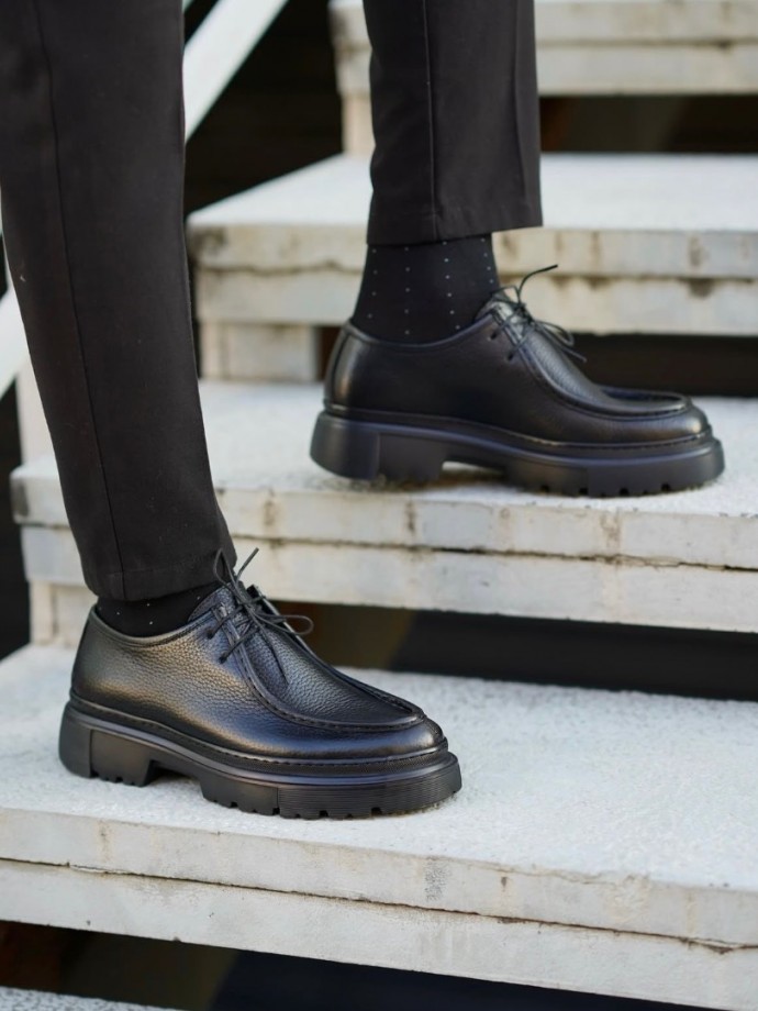 2025 YENİ SEZON EVA SİSLEY MODEL SİYAH PÜTÜR DERİ  - SİYAH PÜTÜR  DERİ   