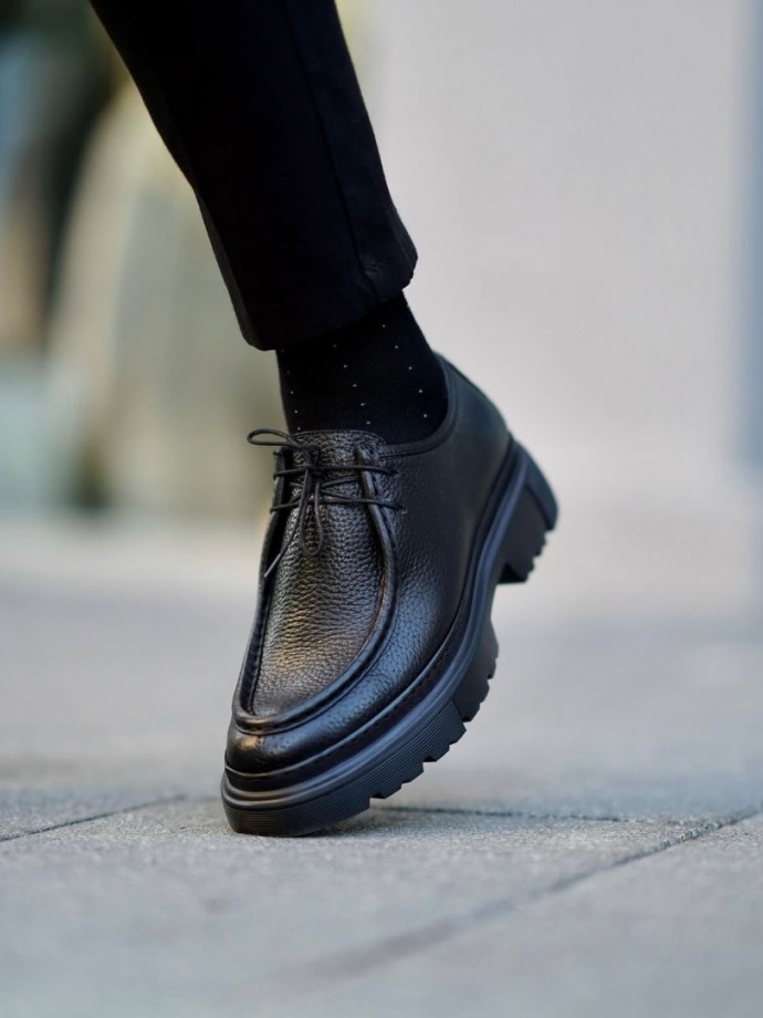 2025 YENİ SEZON EVA SİSLEY MODEL SİYAH PÜTÜR DERİ  - SİYAH PÜTÜR  DERİ   