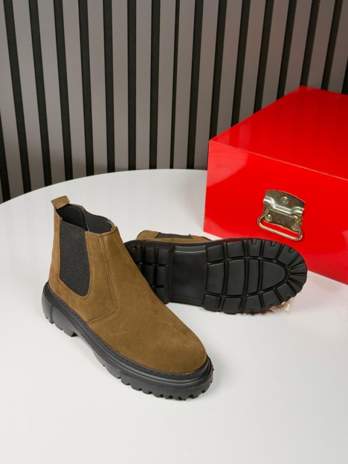 2025 YENİ SEZON EVA PRD MODEL HAKİ YEŞİL SÜET BOT -  HAKİ YEŞİL SÜET BOT